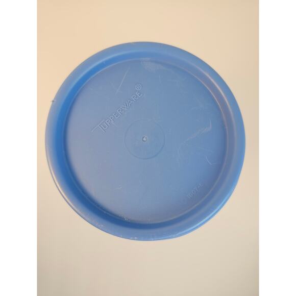 Tupperware Modular Mate Spaghetti Storage #1661 Lid & Insert Blue 4 3/4 Cups - Picture 2 of 9